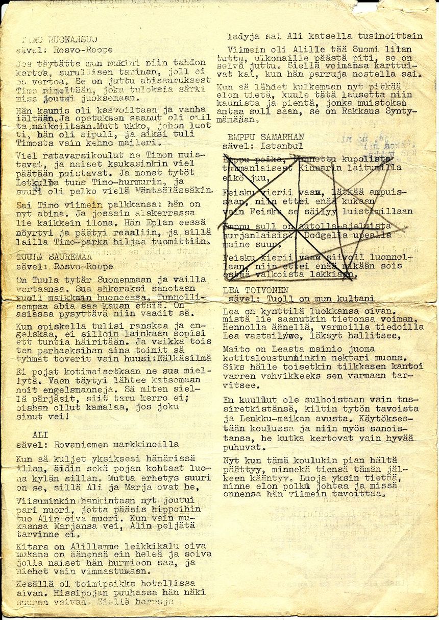 1963 karonkkalauluja