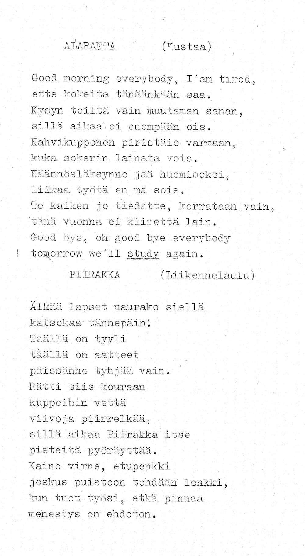 karonkkalaulu