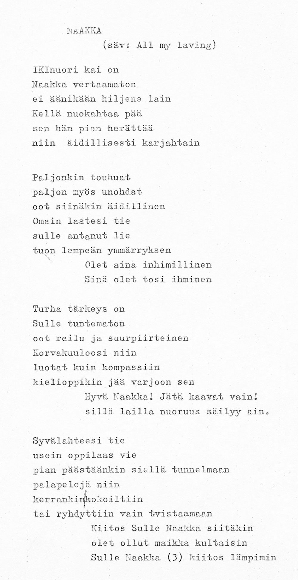 karonkkalaulu