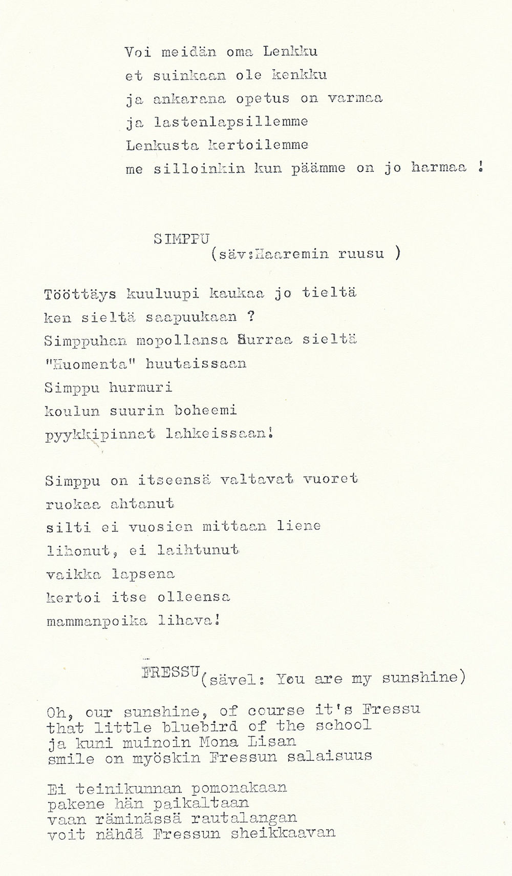 karonkkalaulu