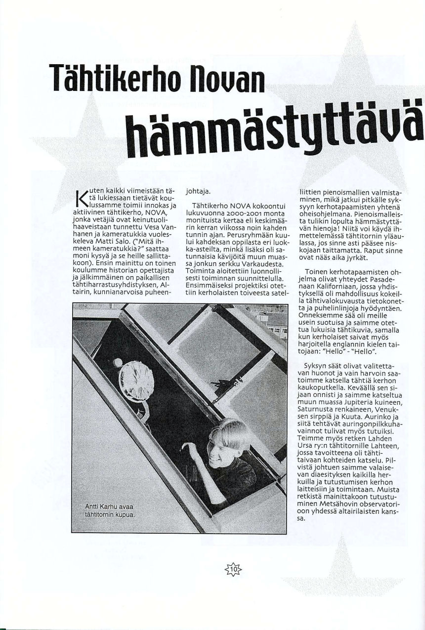 Vuosikertomus 2000-2001 sivu 10