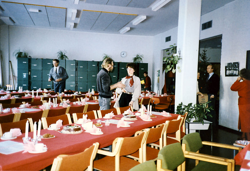 opettajien joulukahvit 1988