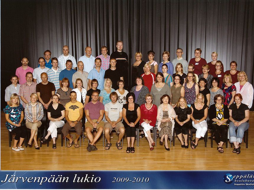 Järvenpään Lukion opettajat ja henkilökunta 2009-2010