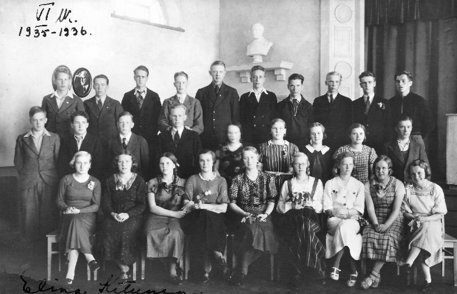 7 luokka 1935