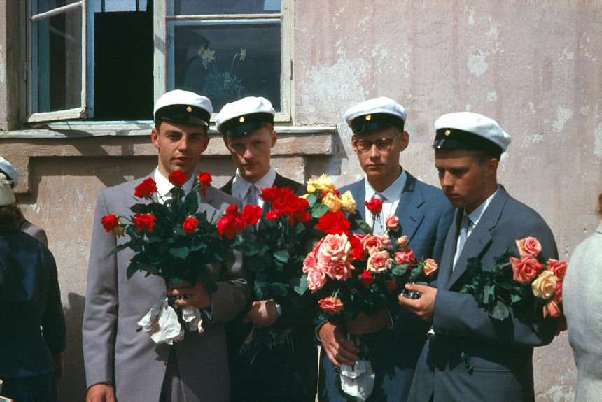 ylioppilaita 1957