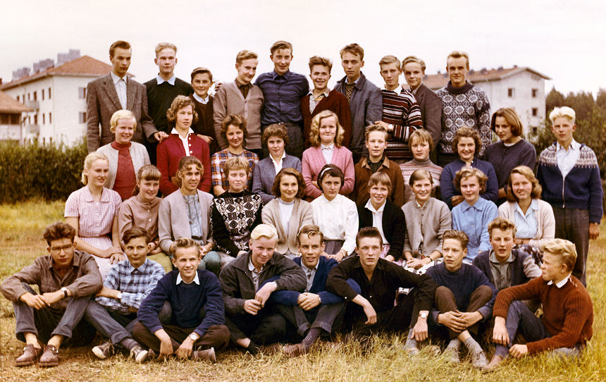 5 A  1958-1959 luokkakuva