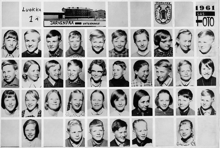 1AB luokkakuva 1960-1961