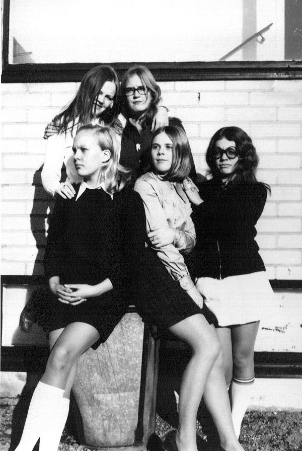 5 C tyttöjä välitunnilla 1969