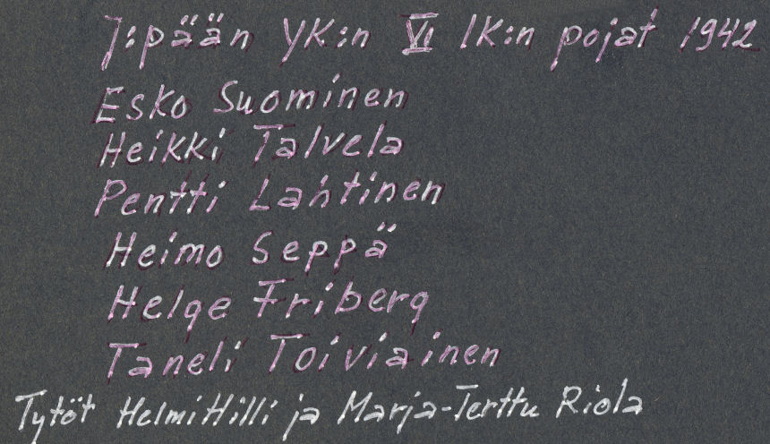 Sotaan l�htij�t 1942
