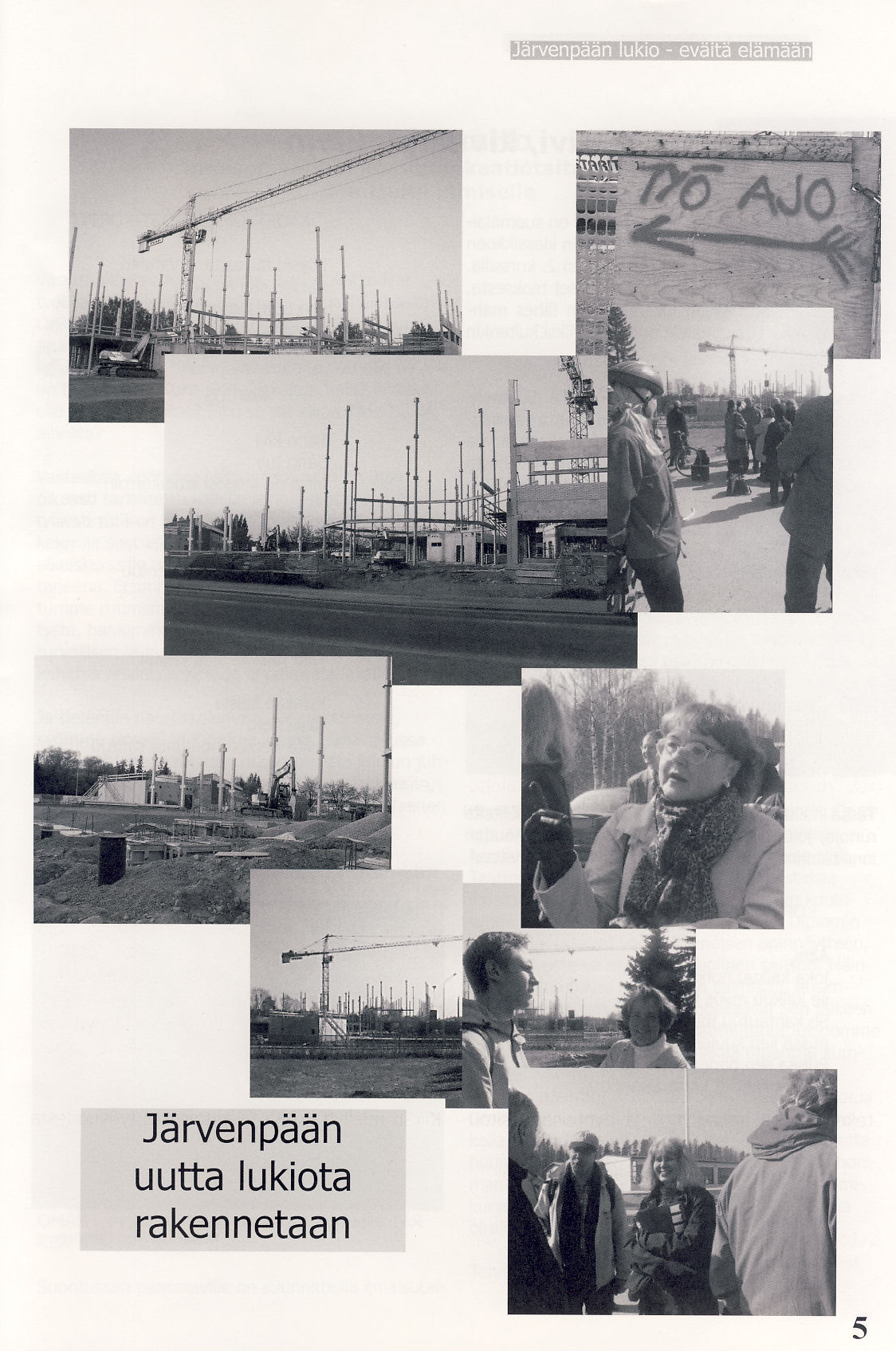 lukion rakentaminen 2001