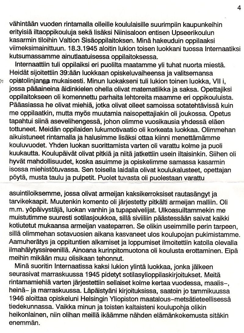 Heikki Talvelan puhe lukion itsenaisyysjuhlassa 4.12.2009