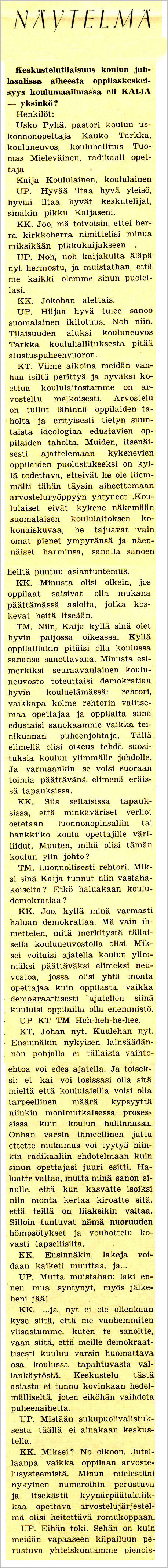 N�ytelm�n 1 palsta