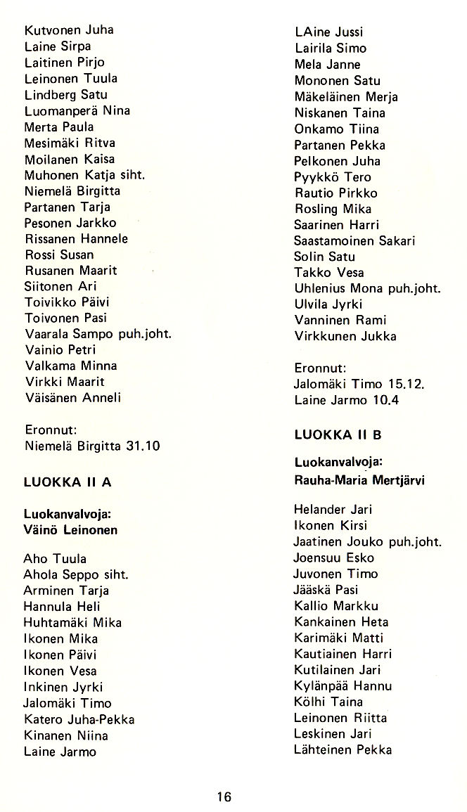 Oppilasluettelo 1983-84 sivu 3