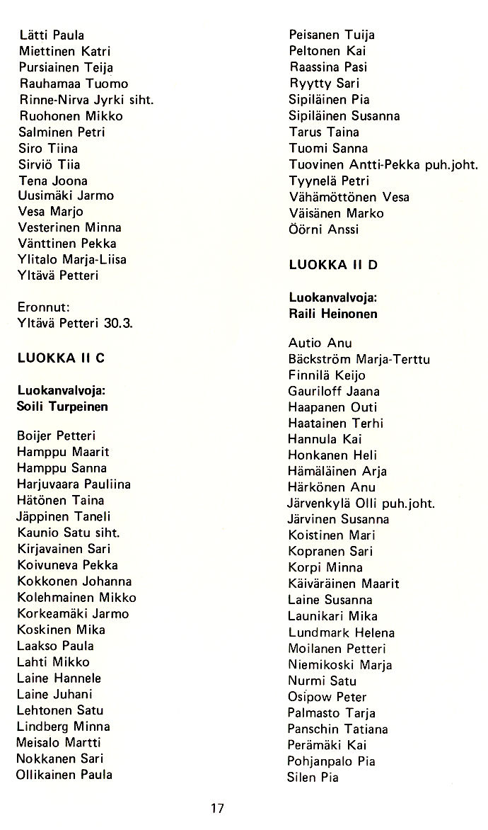 Oppilasluettelo 1983-84 sivu 4