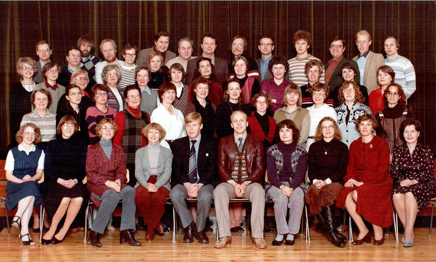 Opettajat ja henkilökunta 1981-82