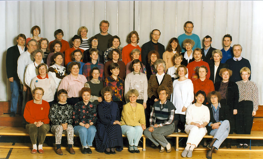 J�rvenp��n Yhteiskoulun opettajat 1953 tai my�hemmin