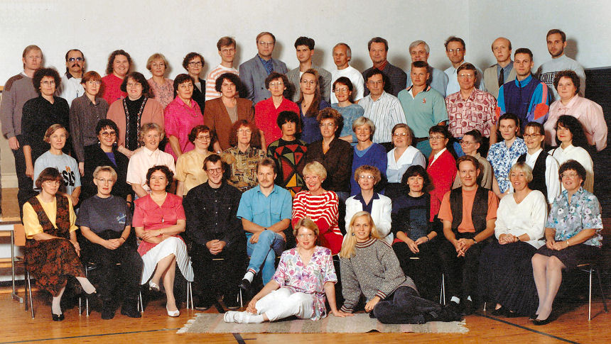 Opettajat ja henkil�kunta 1993-94