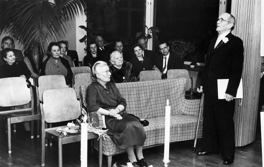 Vihtori Raevuoren 75 v juhlat Seurakuntaopiston Luther-salissa
