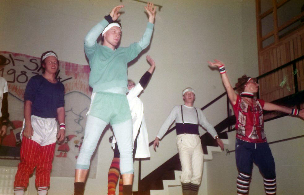 Atso opettajien iltamissa 1983