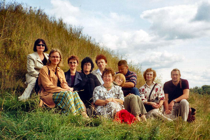 Lukion opettajat Volhovissa 2001