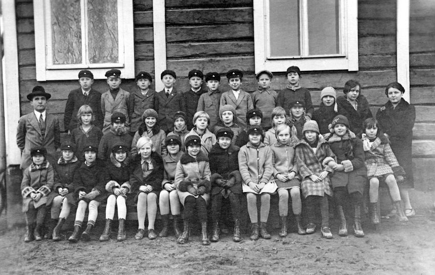 J�rvenp��n Yhteiskoulun 1 luokka 1929
