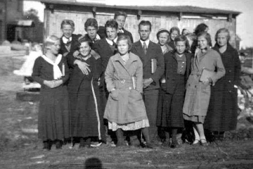 1933-34 5 lk oppilaita
