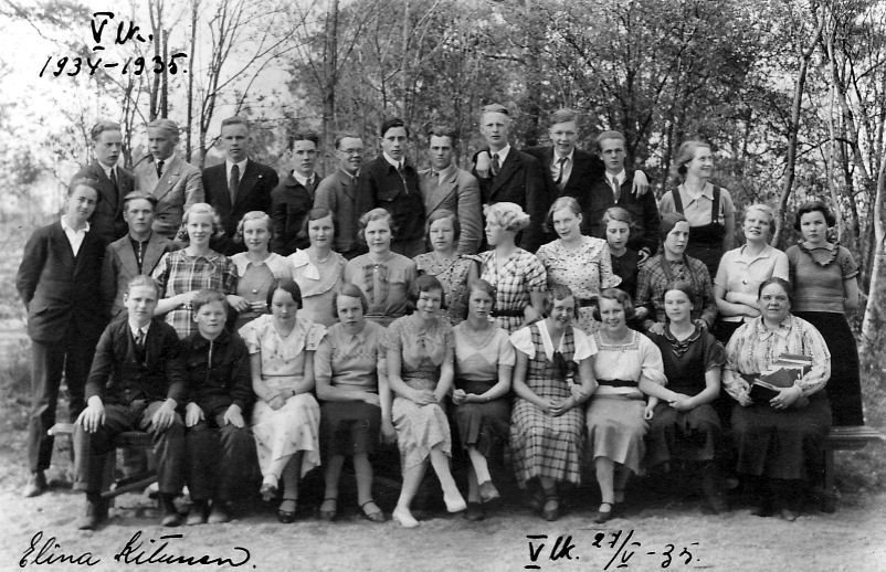 5 luokka 1934-1935