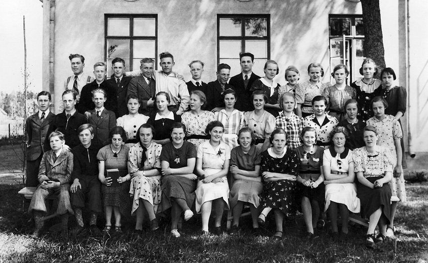4 lk 1937-1938 luokkakuva