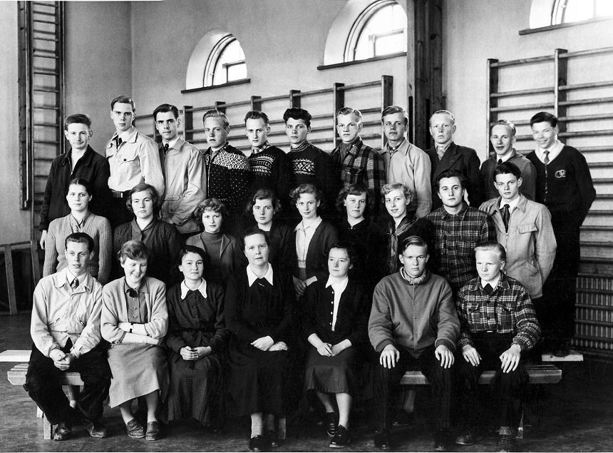 7 luokka 1951-1952