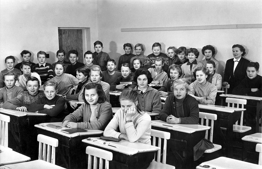 3 B LUOKKAKUVA 1955-1956