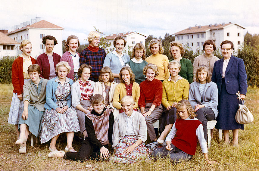 4 B:n luokkakuva 1959 kevt