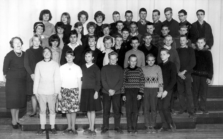 1962-1963 luokkakuva 4 A ryhmäkuva