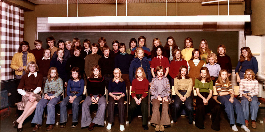 Luokkakuva 4 C 1972-73