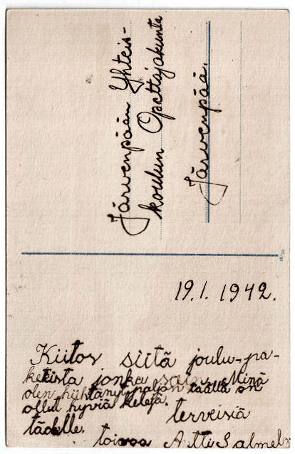 kortti 19.1.1942