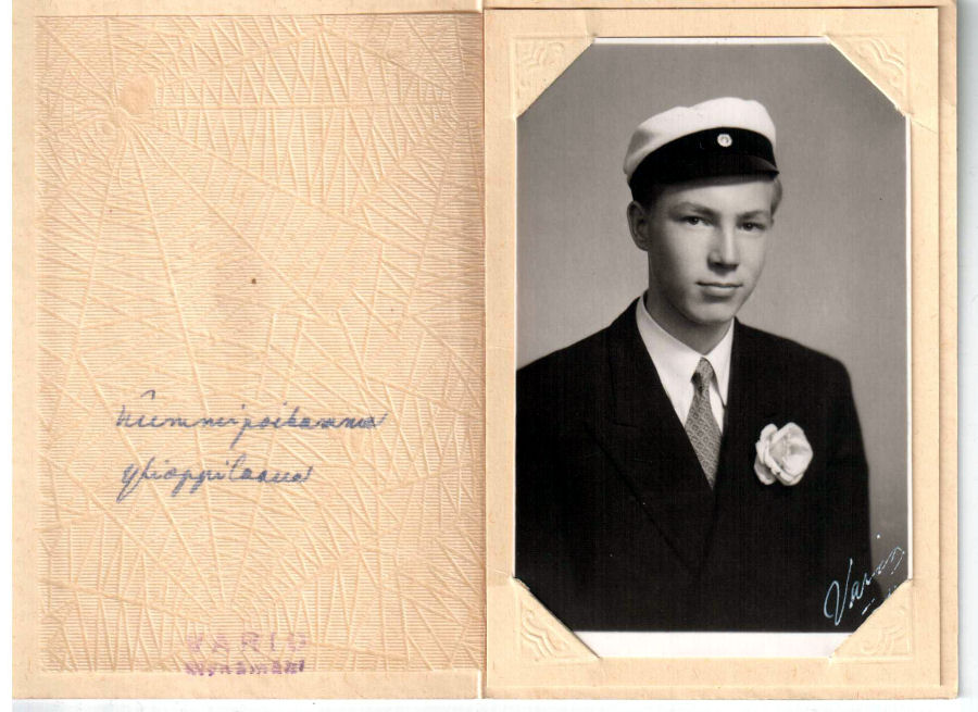 Antti Salmelan ylioppilaskuva