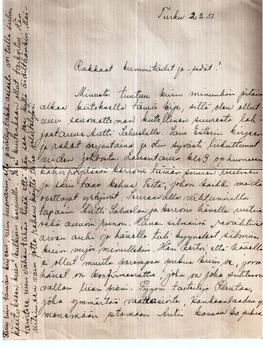 penkkarikirje2.2.1951 sivu 1