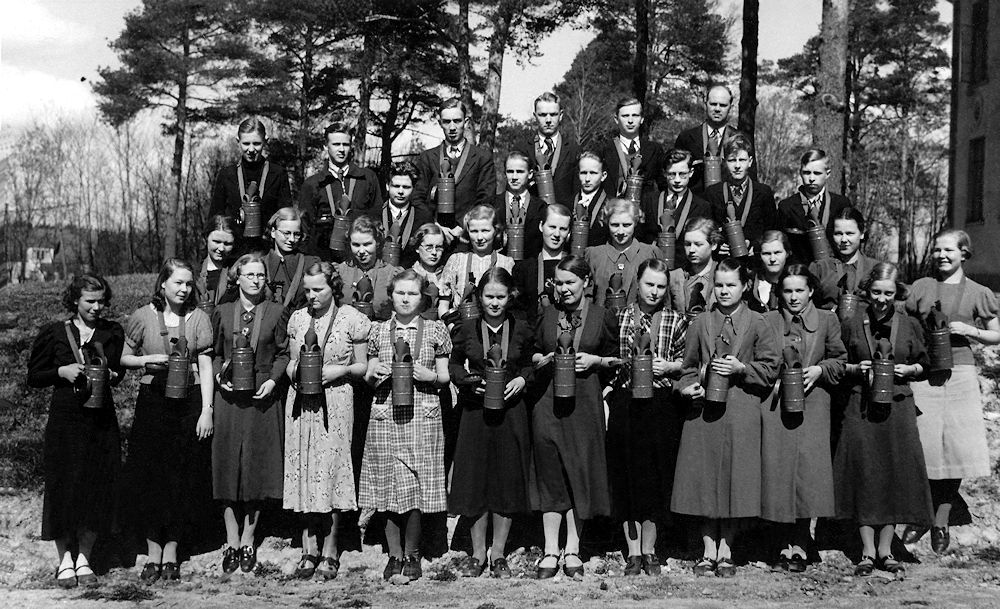 J�rvenp��n Yhteiskoulun 5 lk  luokka 1937-1938