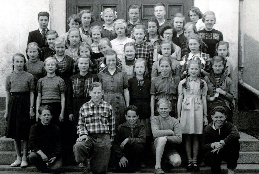 J�rvenp��n Yhteiskoulun 2 B luokka 1950-1951
