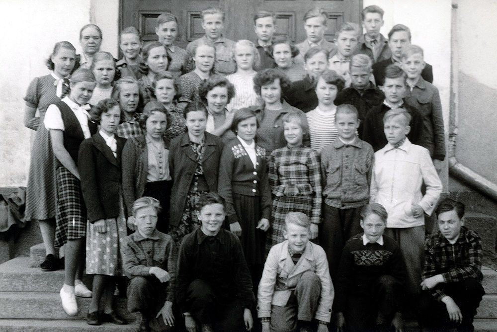 Järvenpään Yhteiskoulun 3 A luokka 1950-1951