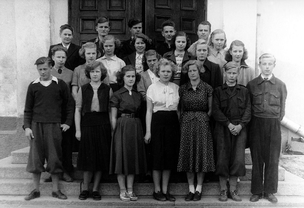 J�rvenp��n Yhteiskoulun 5 B luokka 1950-1951