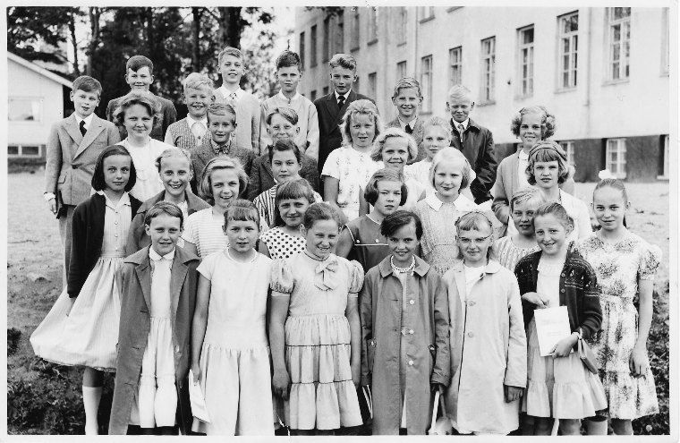 1A luokka syksyllä 1957