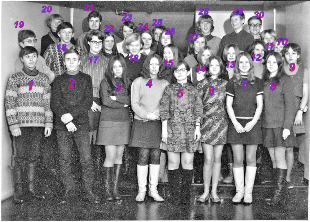 numerot 1968-1969 5B