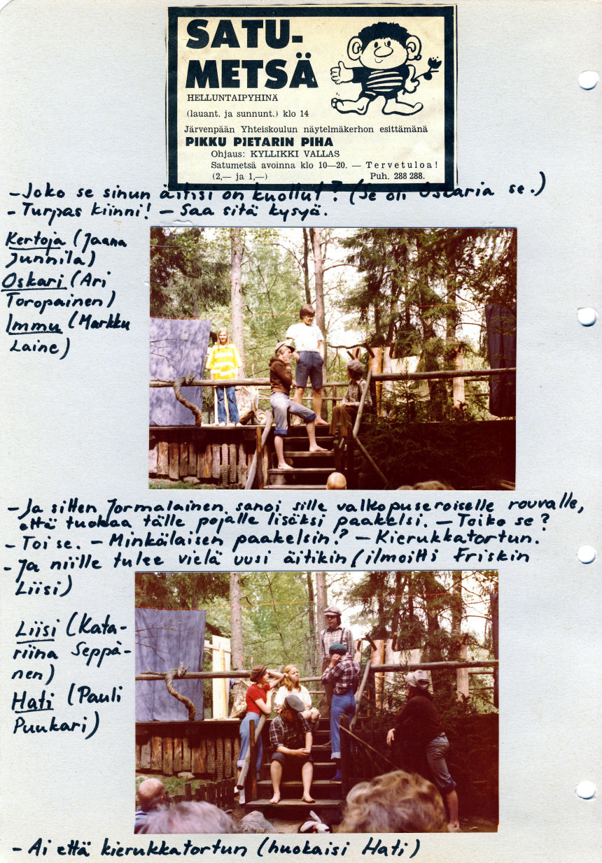 Pikku Pietarin Piha n�ytelm� 1975