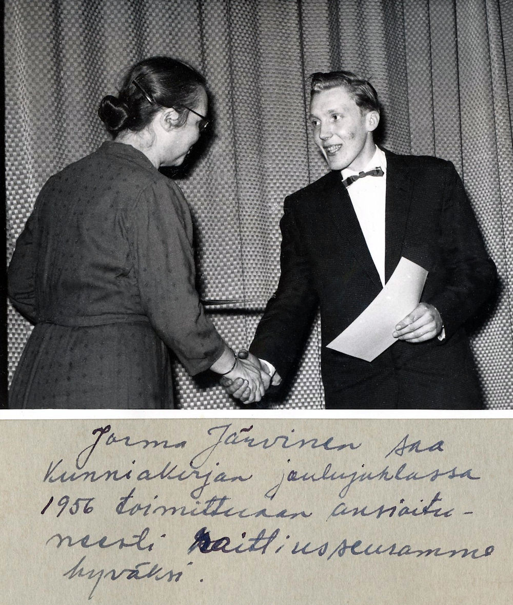 Jyryn pikkujoulujuhla 1956