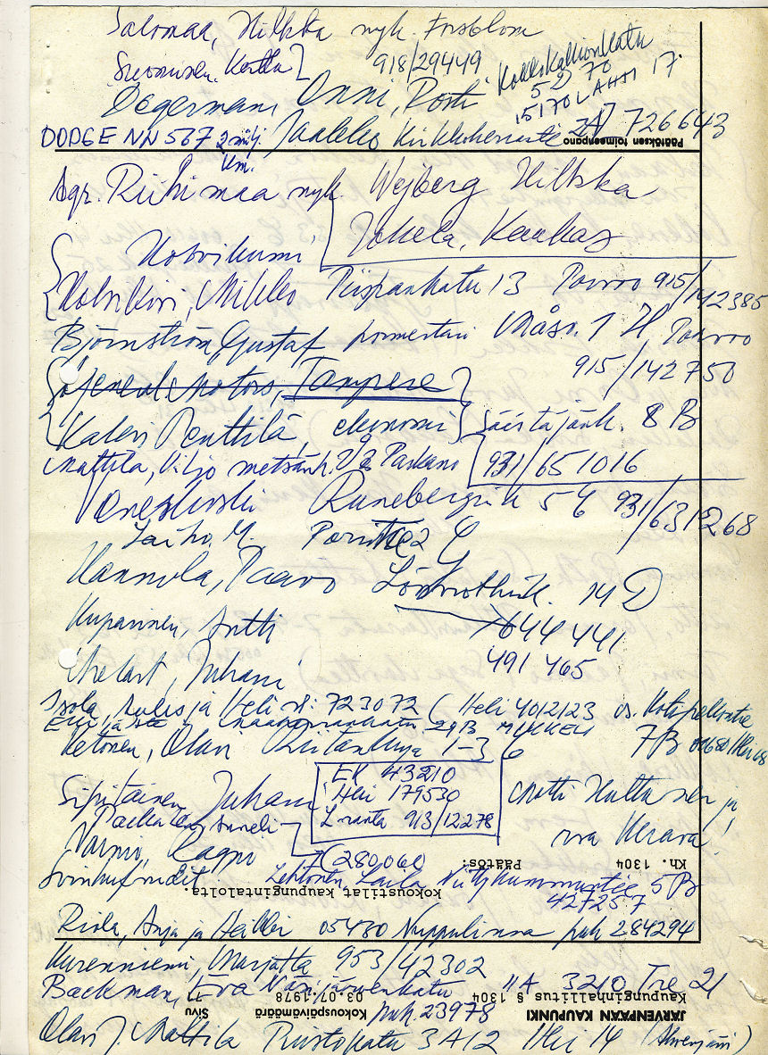 muistelukokous 4.10.1981