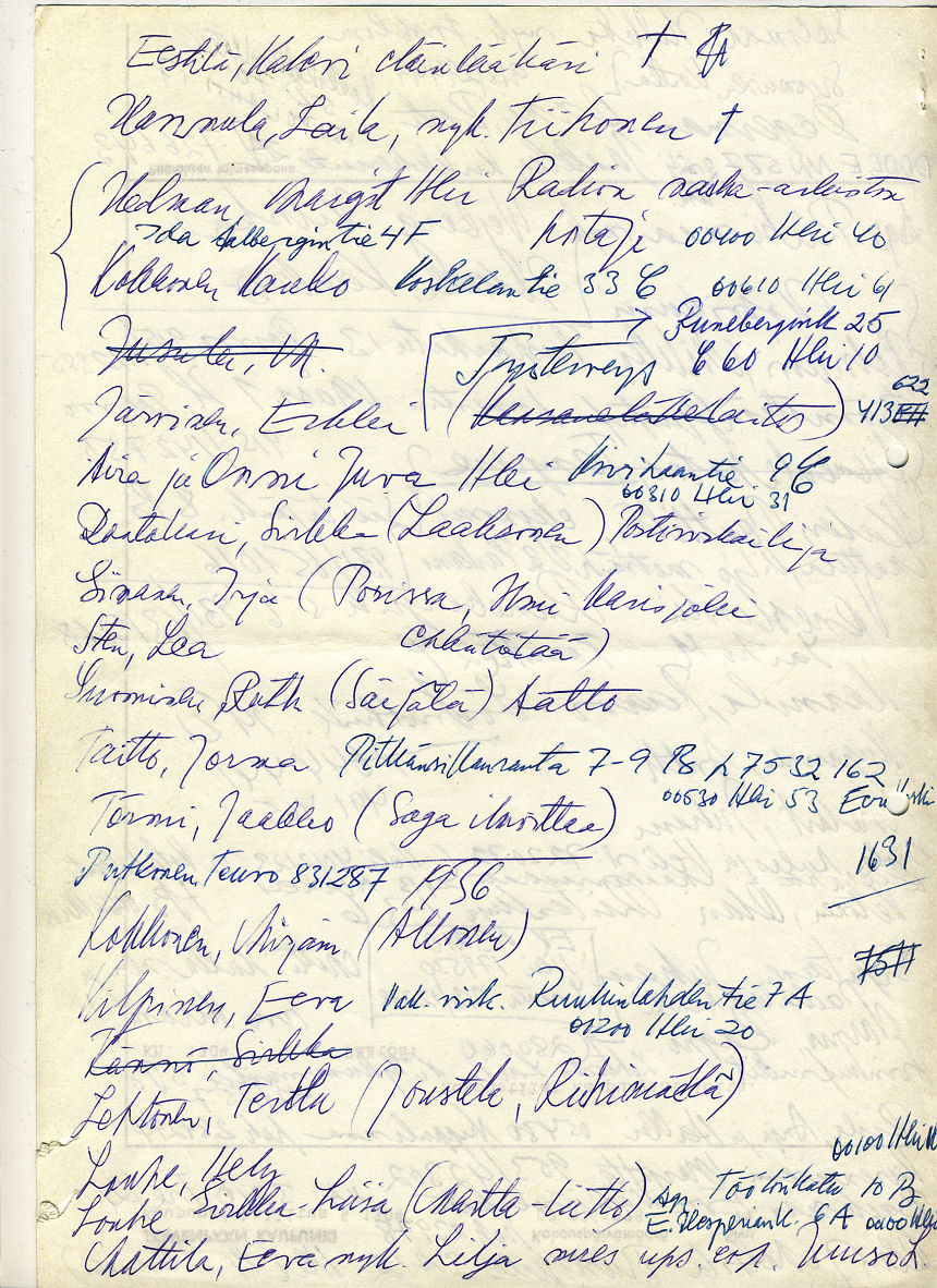 muistelukokous 4.10.1981