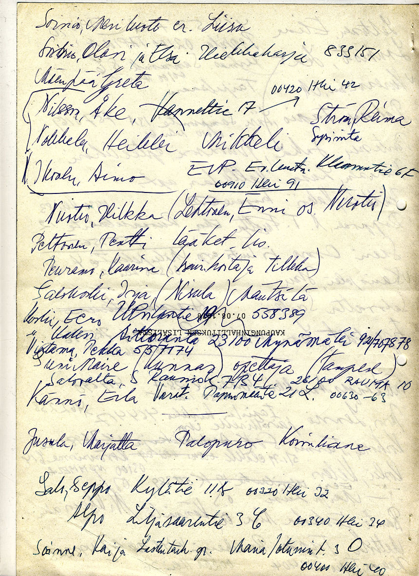 muistelukokous 4.10.1981